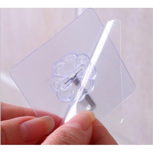Móc Dán Tường Siêu Dính Trong Suốt