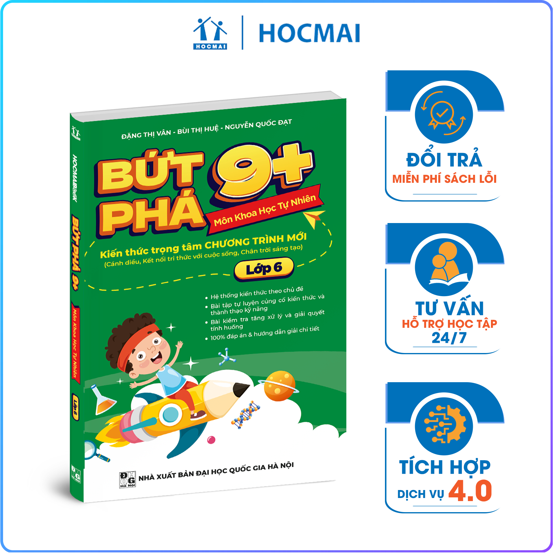 Sách - Bứt phá 9+ lớp 6 - môn Khoa học Tự nhiên (theo chương trình Giáo dục Phổ thông mới)