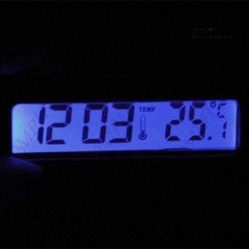Đồng Hồ Điện Tử Có Màn Hình Lcd Hiển Thị Tiện Dụng Cho Xe Hơi