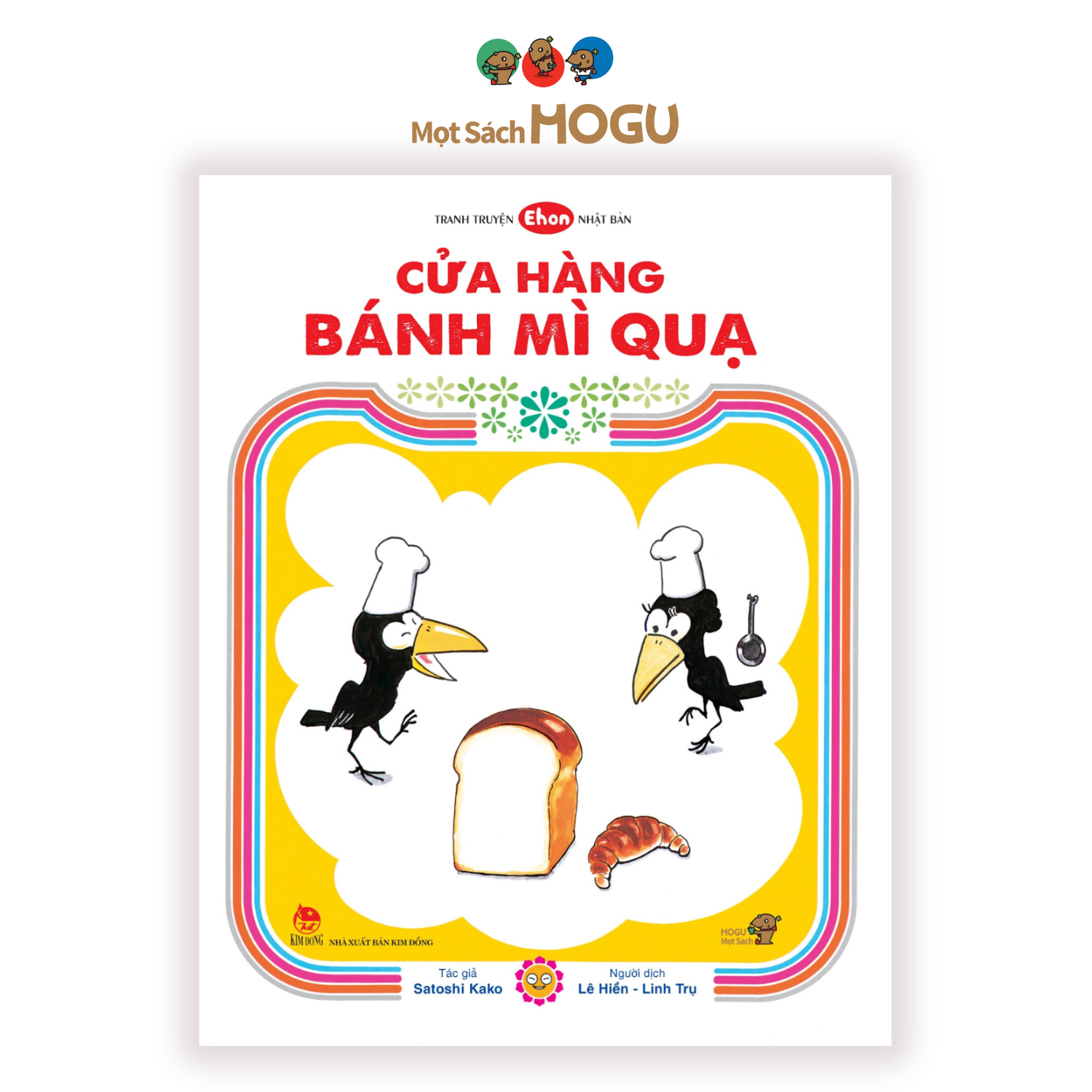 Ehon - Phát triển quan sát - Cửa hàng bánh mì quạ - cho bé 3-6 tuổi
