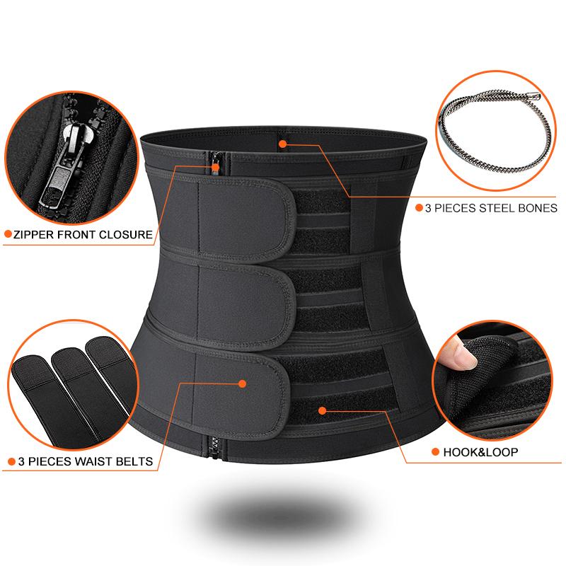Nam Shapers Eo Huấn Luyện Corset Giảm Béo Tập Toàn Thân Thể Dục Đai Xông Hơi Mồ Hôi Vỏ Tông Đơ Cắt Mô Hình Dây Nén Bụng