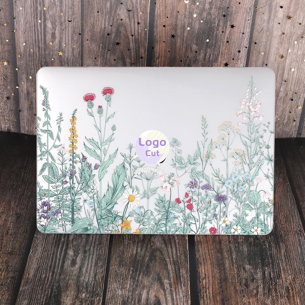 Ốp Cứng Hình Hoa Cho Macbook M1 M2 2022 2021 Air Pro A2681 A2338 M1 A2337 Pro13 14 inch 2021 2020 2019 A2442 A2251 A2289 A1932 A2179