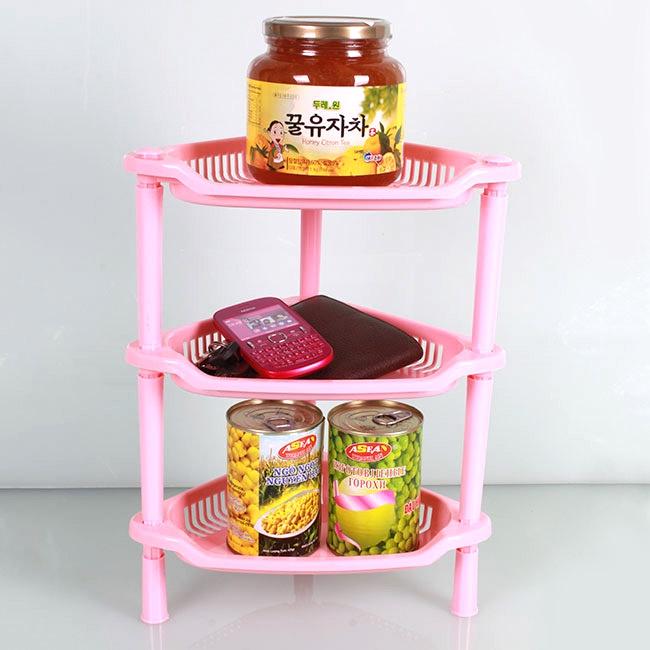 KỆ NHỰA GÓC TAM GIÁC 3 TẦNG ĐỰNG ĐỒ CÁ NHÂN , ĐỰNG GIA VỊ VẬT DỤNG NHÀ TẮM TIẾT KIỆM KHÔNG GIAN LẮP RÁP ĐƠN GIẢN