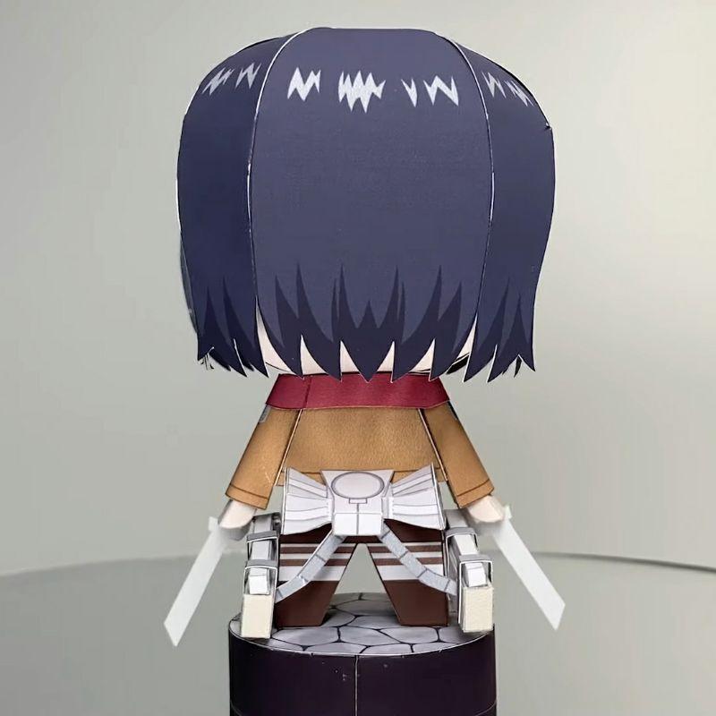 Mô hình giấy anime  [ATTACK ON TITAN] chibi Mikasa Ackerman