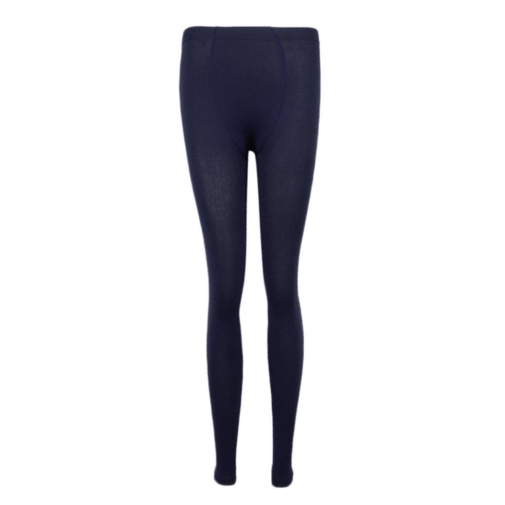 2 Pairs Ladies Fleece Lined Leggings Thick Winter Warm Tights Footless