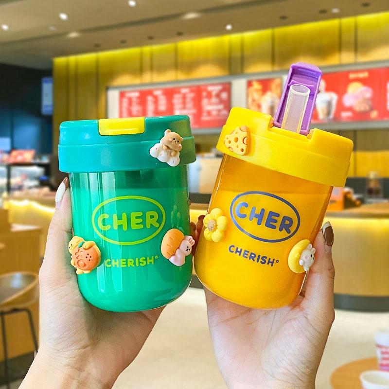 Cốc Uống Cà Phê Kèm Miếng Dán 3D Dung Tích 300Ml