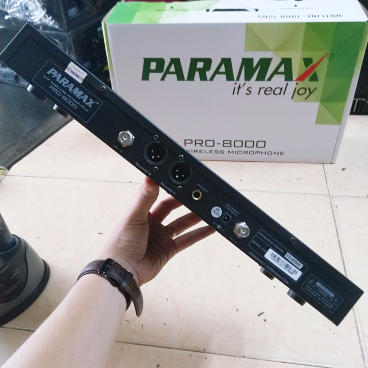 Micro Paramax Pro8000 Chóng Hú Không Dây Cao Cấp