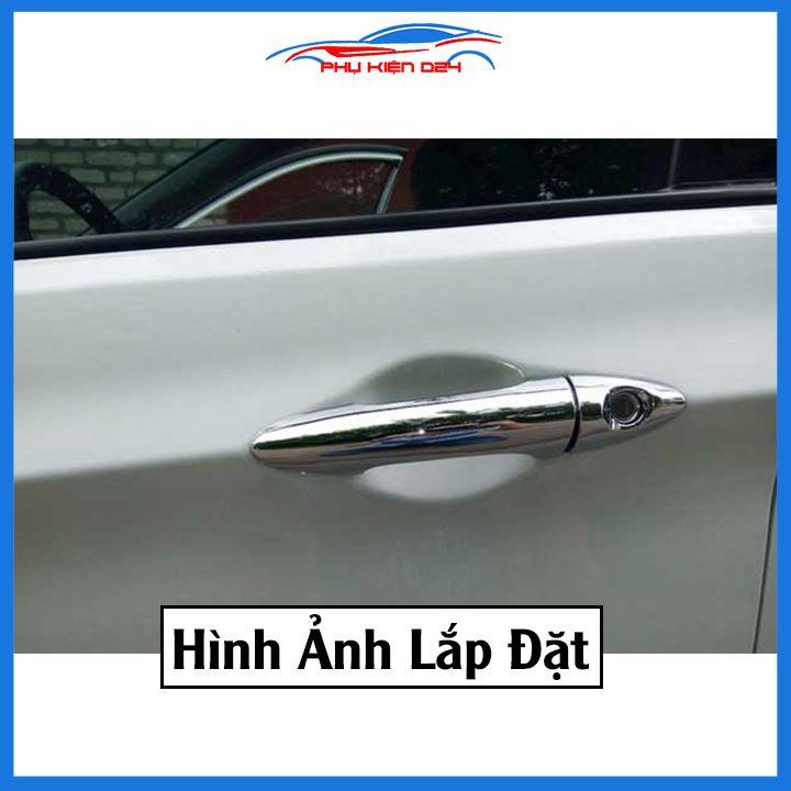 Ốp tay hõm mạ crom Kia Rio 2016-2017-2018-2019-2020 sáng bóng chống trầy bảo vệ cửa xe ô tô