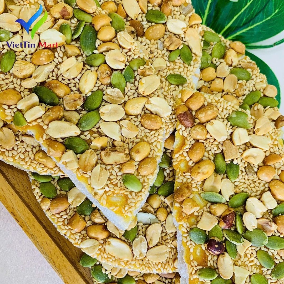 Kẹo Đậu Phộng Mix Hạt Bí Xanh VietTin Mart