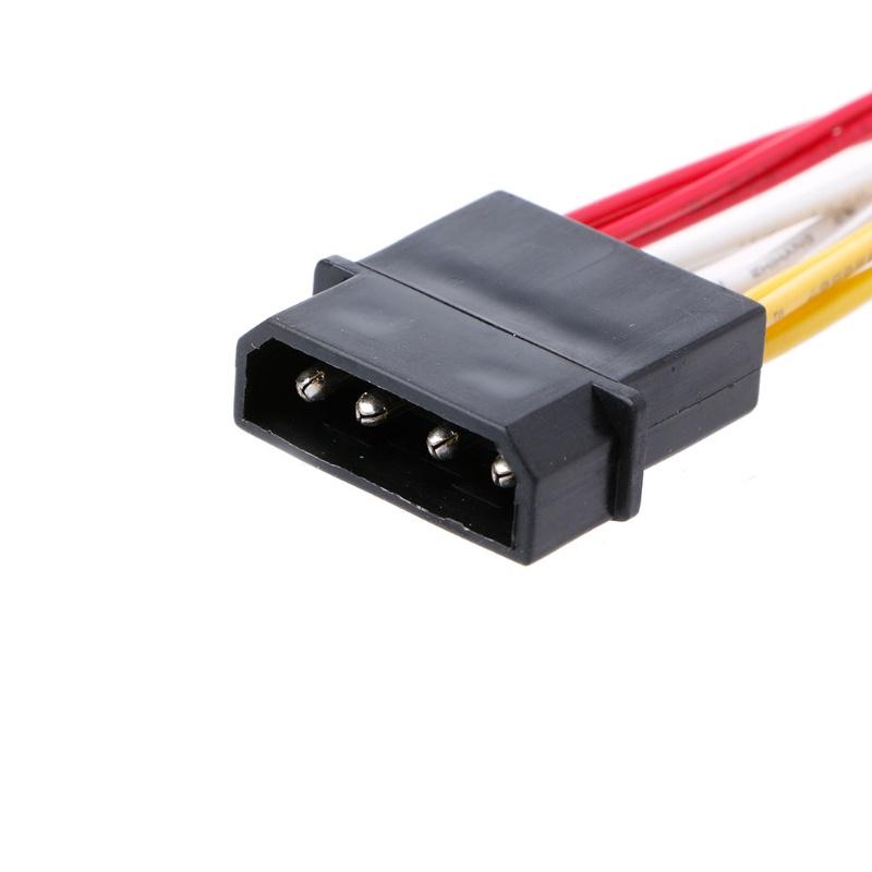 Rx Quạt Tản Nhiệt 4 Pin Ide Molex Sang 6 Cổng 2 Pin Cho Pc