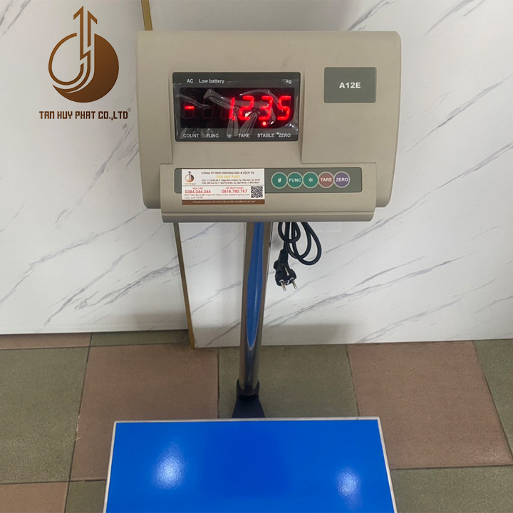 Cân Bàn Điện Tử A12E - Mặt Bàn Cân 500X600MM