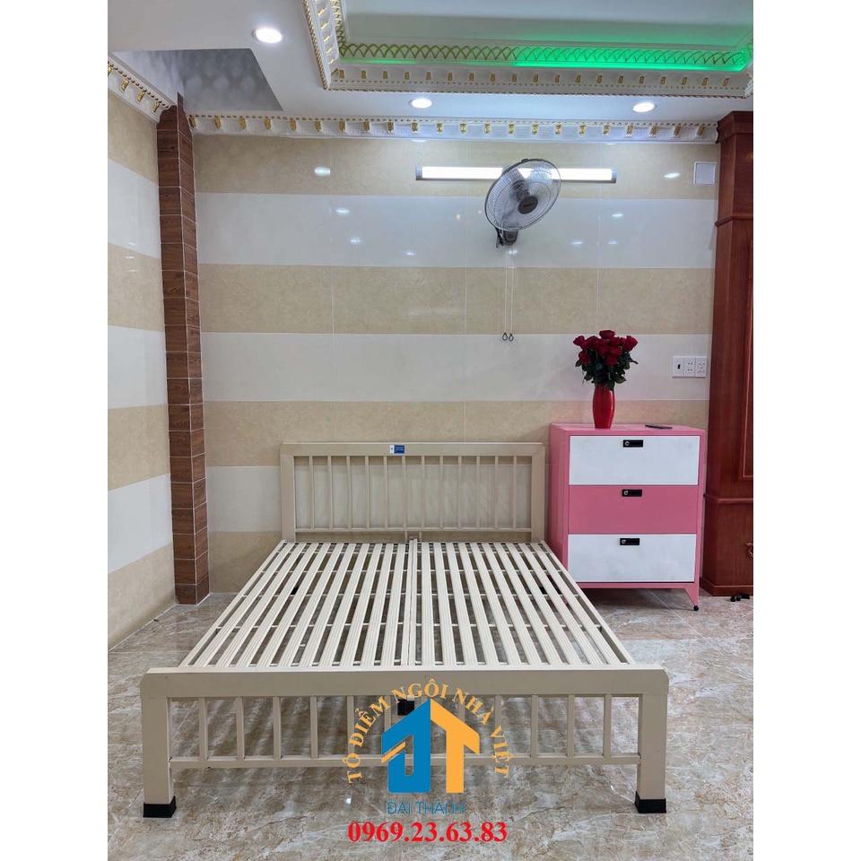 Giường Sắt Phong Cách Cổ Điển 1m6x2m - ĐẠI THÀNH