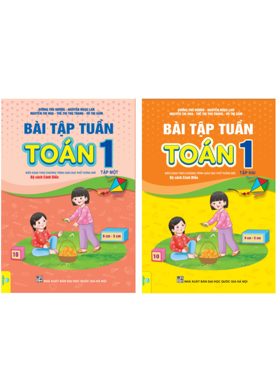 Combo Bài Tập Tuần Toán 1 Tập 1 + 2  - Bộ Sách Cánh Diều - ND