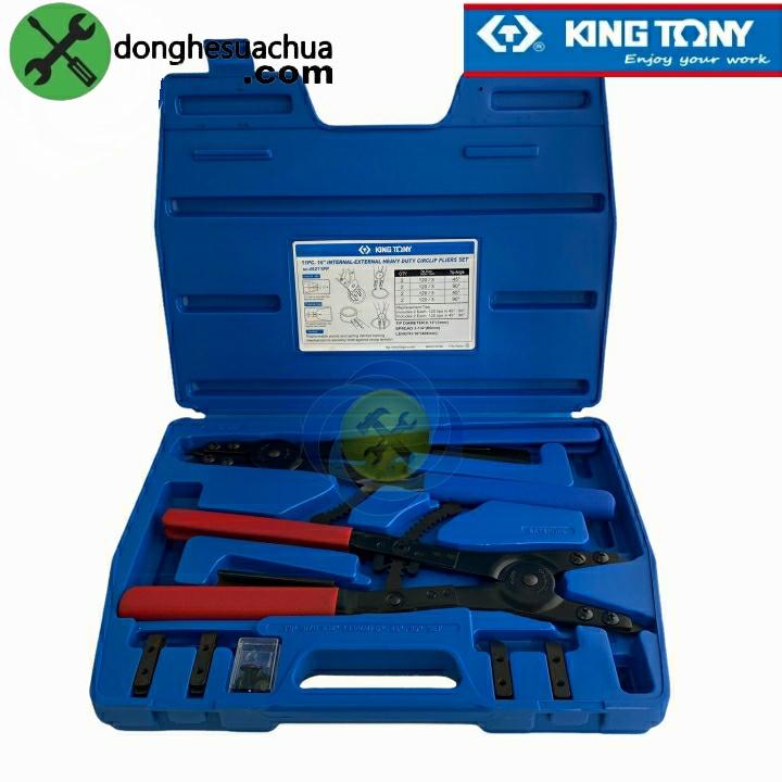 Bộ kìm mở phe Kingtony 45211PP 11 chi tiết 16 inch/406mm