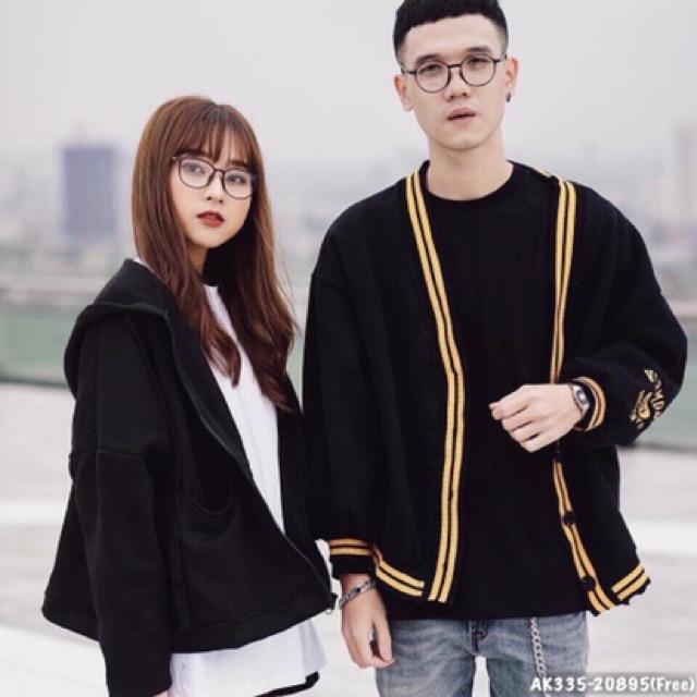 Áo Khoác Cardigan Nỉ Nam Nữ Form Rộng Chất Nỉ Bông Dày Dặn Hàng Nhập Siêu Đẹp Áo CARDIGAN học sinh sinh viên