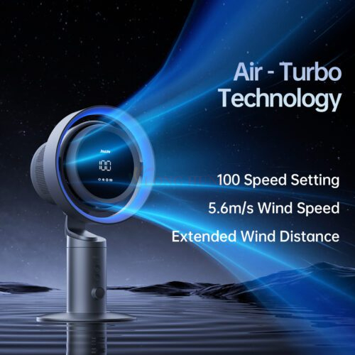 Quạt mini tích điện để bàn Jisulife Table Fan Pro3 10000mAh - Hàng chính hãng