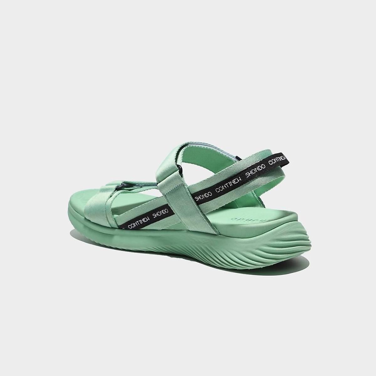 Giày Sandals Shondo Unisex F7 Continew Full Xanh Mint F7N4242