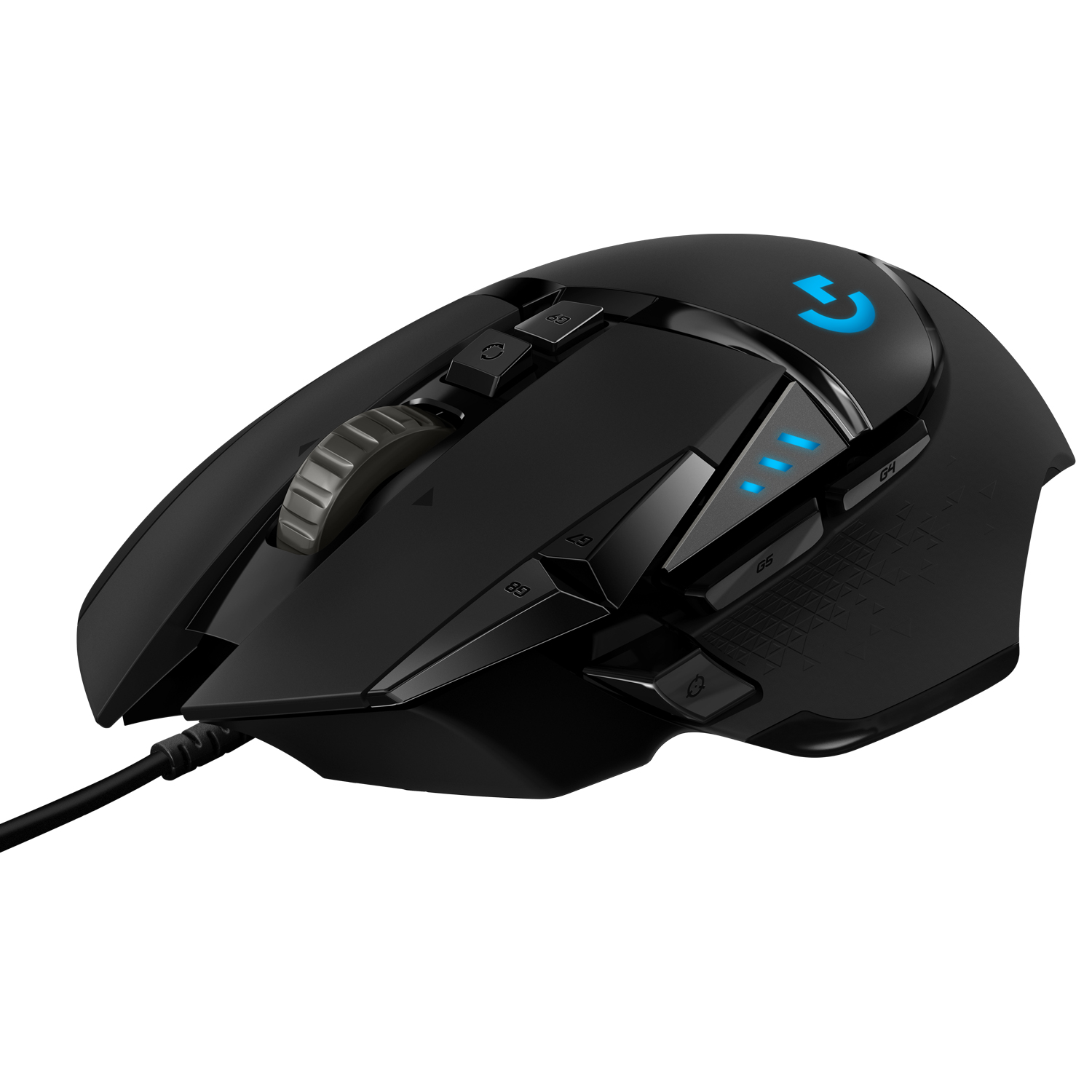 Chuột game hiệu suất cao Logitech G502 Hero - Cảm biến Hero 25k, RGB Lightsync, 11 nút lập trình, điều chỉnh trọng lượng, PC -Hàng Chính Hãng