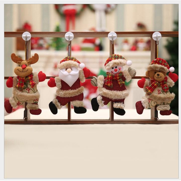 Phụ Kiện Treo Trang Trí Cây Thông Giáng Sinh - Hình Ông Già Noel/Người Tuyết/Chú Nai