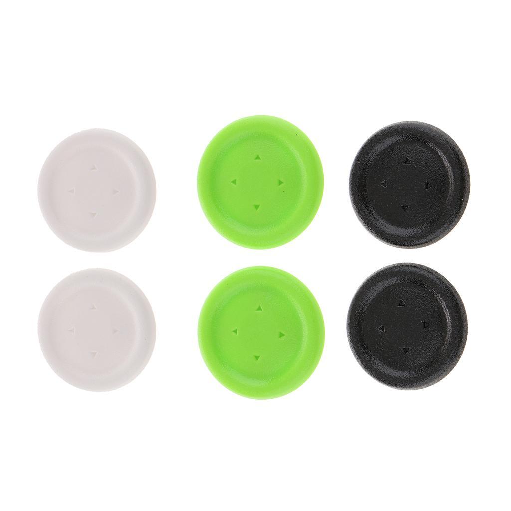 1 Pair Round D-pad Direction Cross Key Cap Buttons for Microsoft One Controller - White