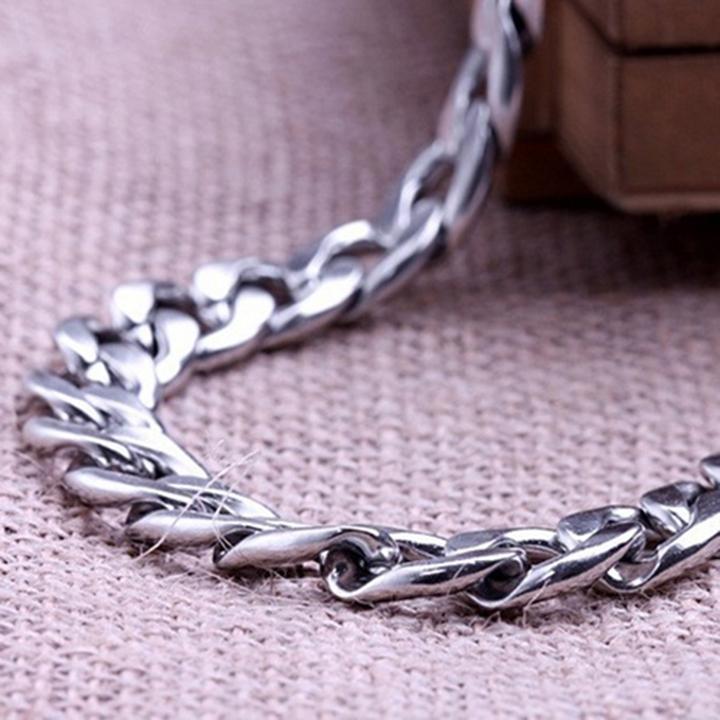 Dây chuyền nam titan cao cấp đẹp sang trọng inox thép không gỉ lặc trangsucpt kích cỡ 9mm PTDCNA02