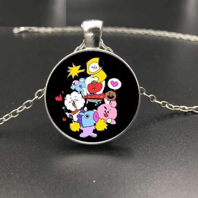 Vòng Cổ Mặt Hình BTS BT21 Ngộ Ngĩnh