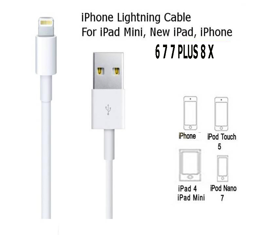 Cáp sạc Nhanh Hoco Lightning dành cho iPhone iPad iPod 1M - Hàng nhập khẩu