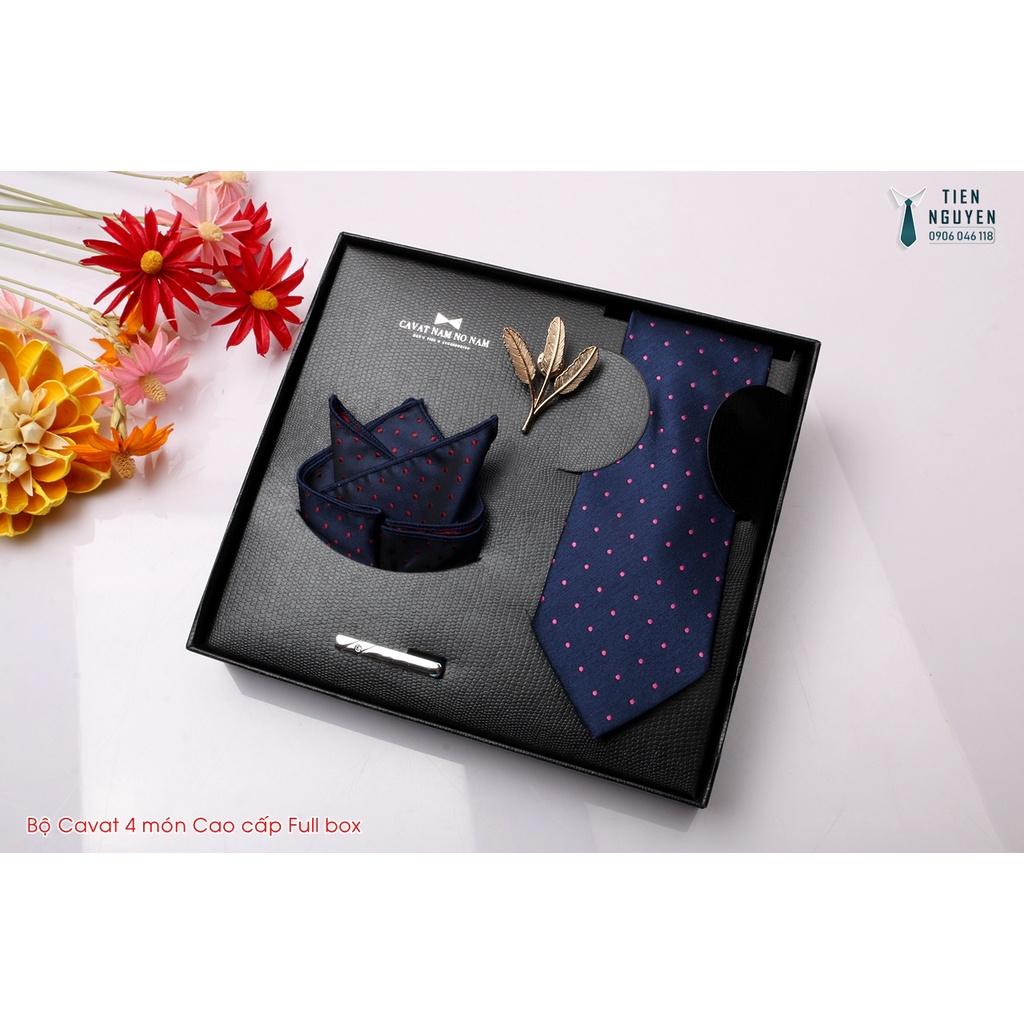 Cavat Bộ Cao Cấp Hàn Quốc 4 món Phụ Kiện - Full box kèm túi xách, chấm bi