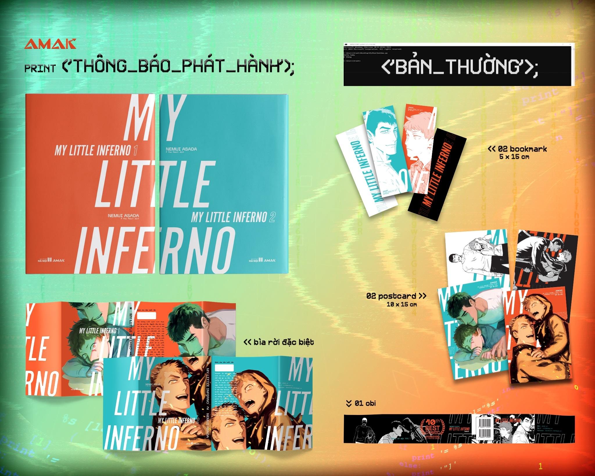 My Little Inferno  - Tặng Kèm 02 Bìa Sách Đặc Biệt + 02 Bookmark + 02 Postcard + Đai Sách