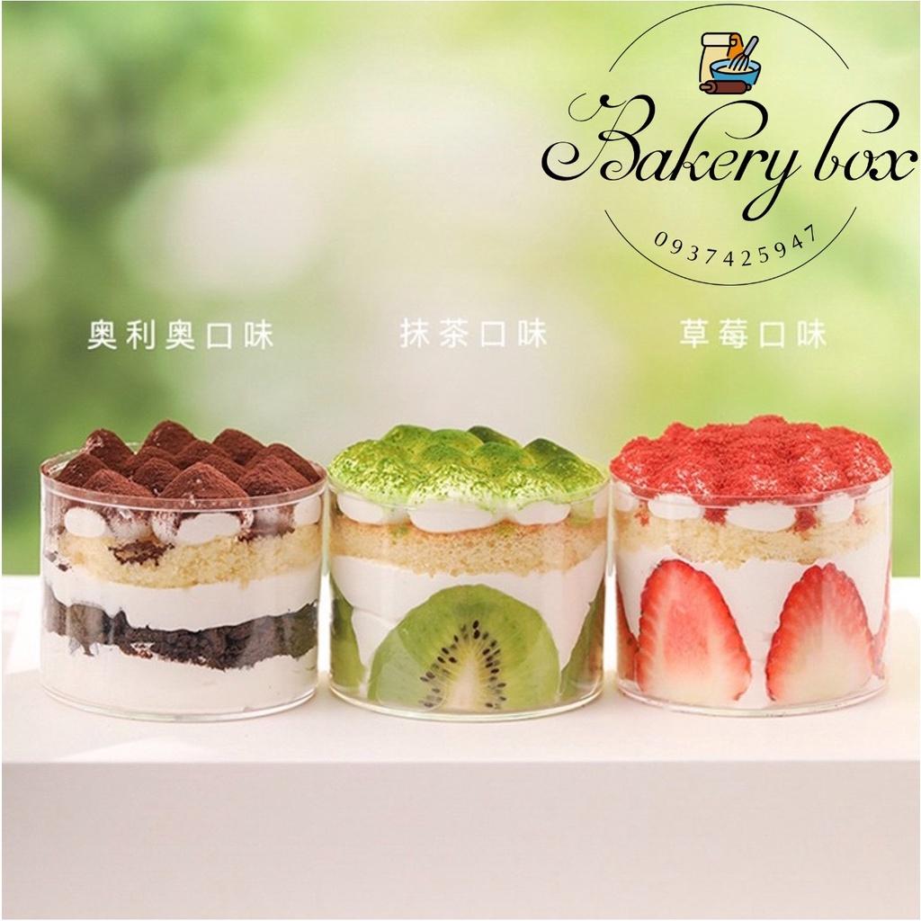 20 Hủ Mica Tròn Đựng Bánh Lạnh - Pudding -Tiramisu - Panna Cotta - Oreo Cheesecake - GD-2017