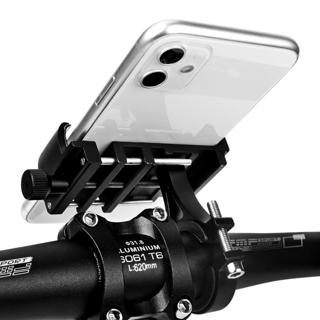 Bike Motorcycle  Handlebar Mount Holder Stand For 3.5"-6.5"  Black
