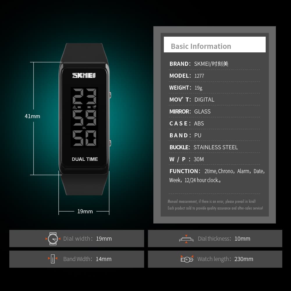 Đồng Hồ Nam Thể Thao Điện Tử Led SKMEI 1277