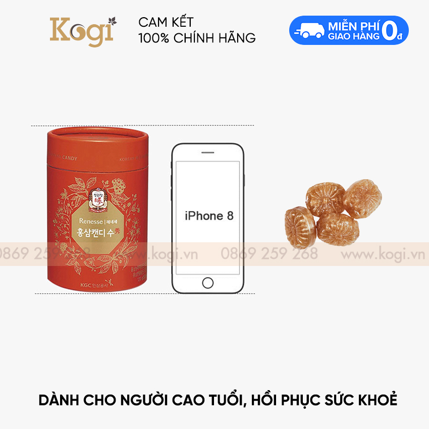Kẹo Hồng Sâm KGC Cheong Kwan Jang KRG Candy (120g)