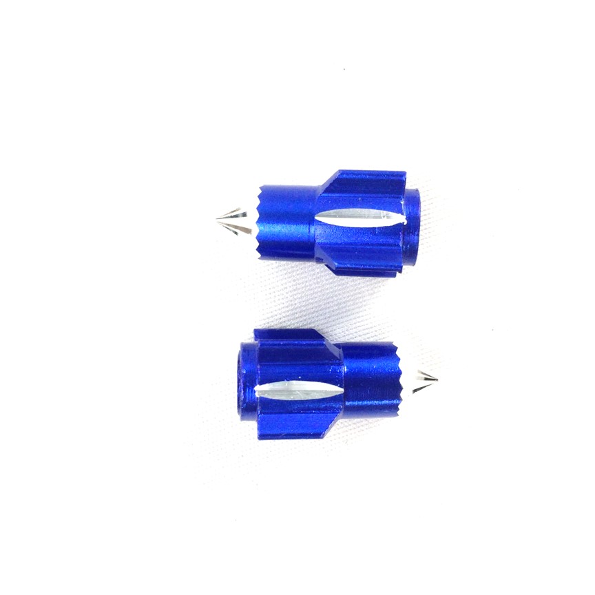 Van vòi xe kiểu dáng bút chì màu xanh dương