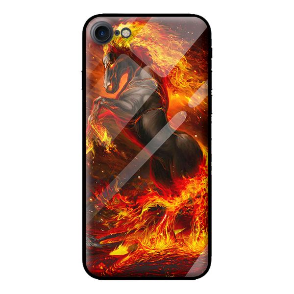 Ốp kính cho Iphone 8 mẫu NGỰA 13 - Hàng chính hãng
