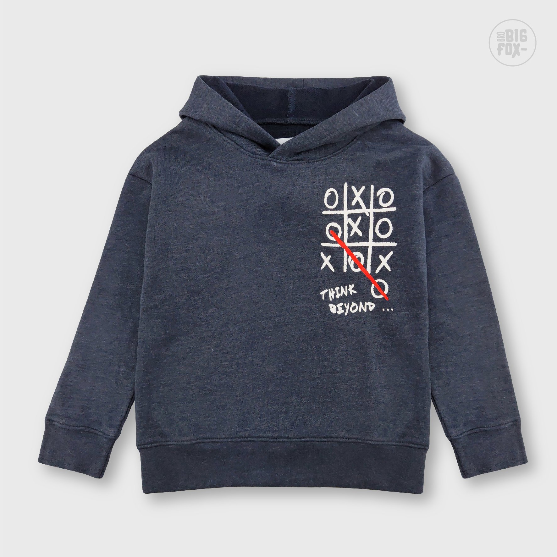 Áo khoác bé trai BIGFOX - MISS MEOW thu đông, áo nỉ cho bé dài tay có mũ hoodie size đại in cờ caro 22-40 kg