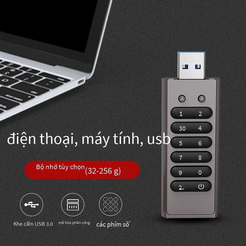 Mã hóa kỹ thuật số thuận lợi nhất đĩa u usb3.0 mã hóa phần cứng AES lá chắn bí mật ổ cứng thể rắn di động bộ nhớ đáng tin cậy có thể được đặt đĩa U