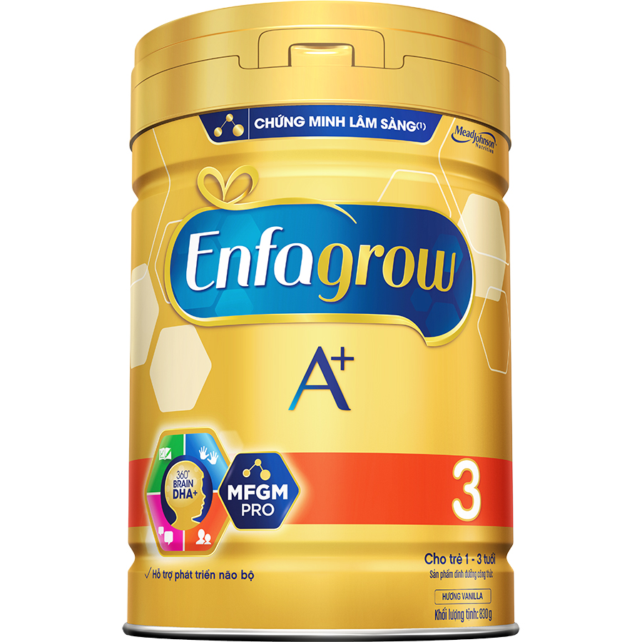 Hình ảnh Sữa Bột Enfagrow A+ 3 (830g) Hình ảnh Sữa Bột Enfagrow A+ 3 (830g)