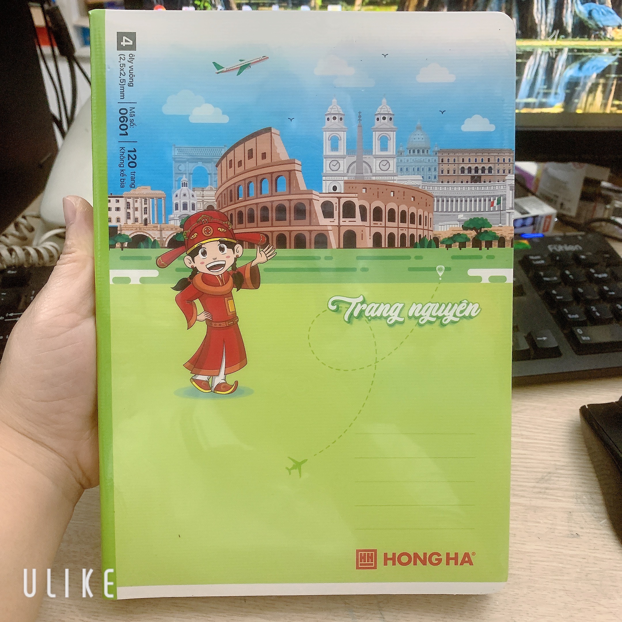 [MẪU MỚI 2024] Vở 4 ô ly Hồng Hà 120 trang School Trạng Nguyên 0601 - Giấy định lượng 70gsm