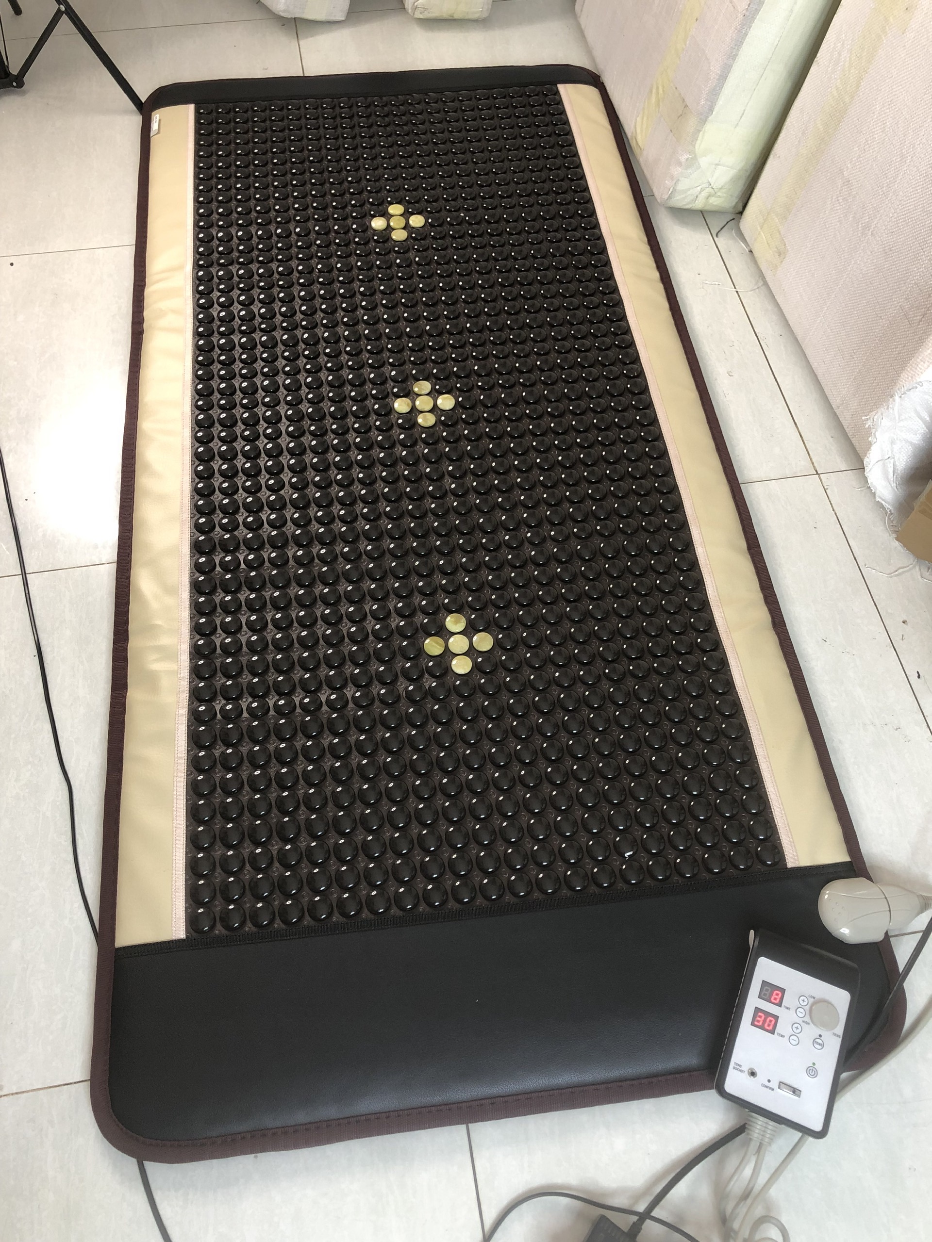 Thảm đá nóng hàn quốc 80x170 tặng thảo dược giảm đau nhức, giam mỡ