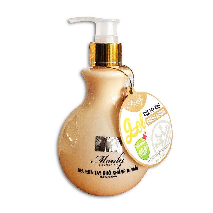 Gel Nước Rửa Tay Khô Monly 300ml - Diệt Khuẩn Đến 99.99%