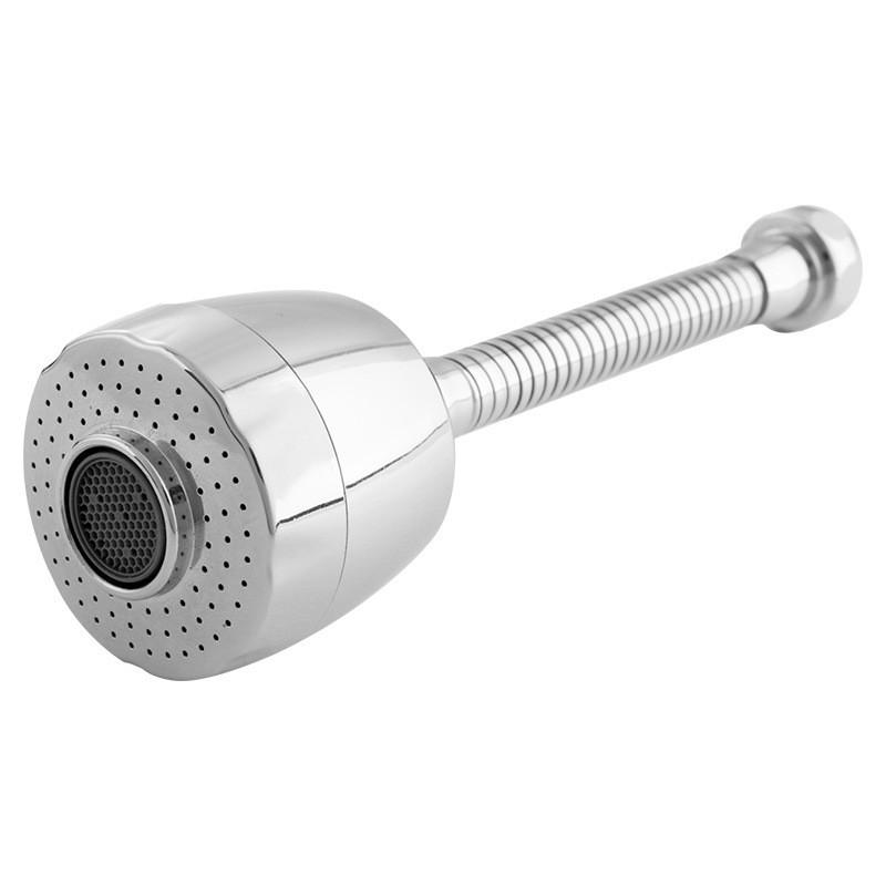 Đầu vòi inox xoay 360 rửa bát có 2 chế độ bật nước