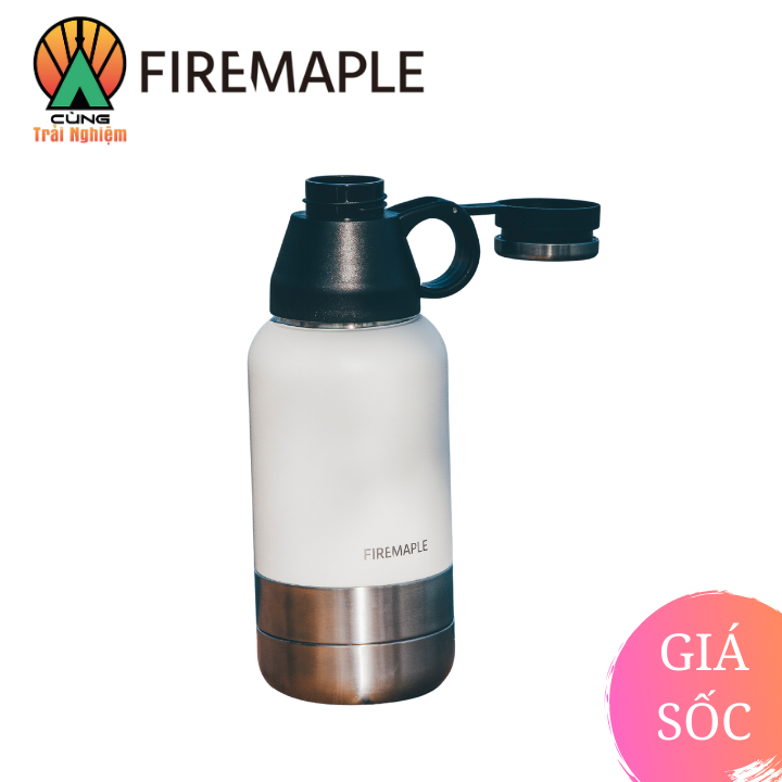 [CHÍNH HÃNG] Bình giữ nhiệt 1L kèm 2 bát Orca của Firemaple