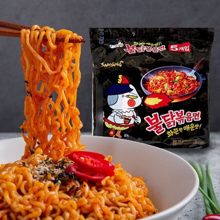 Mì Gà Cay Khô Samyang Hàn Quốc 140g