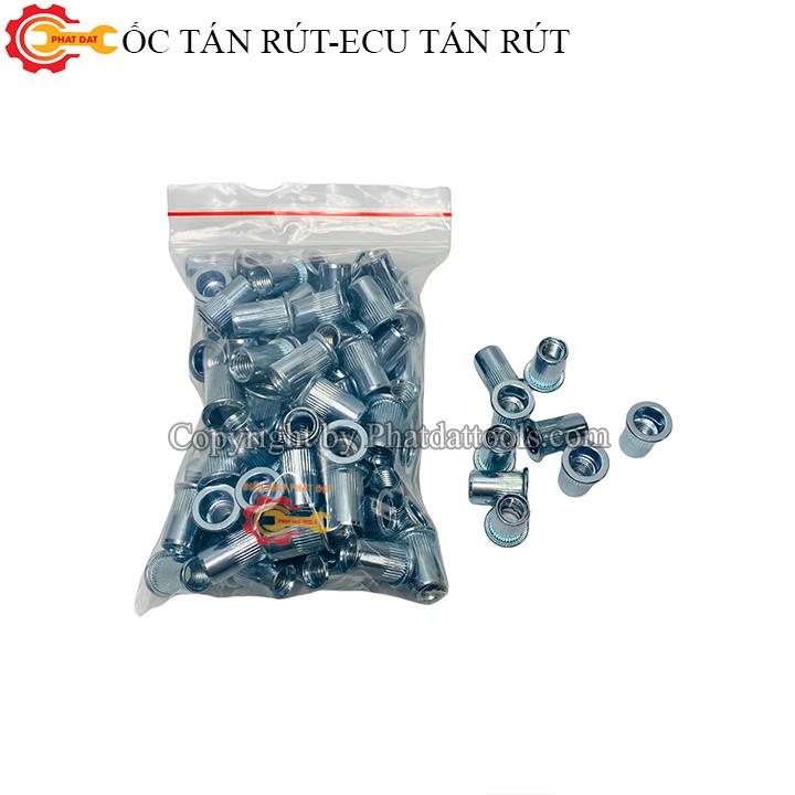 Túi 100 Ốc Tán Rút-Ecu Tán Rút Size M6-M8-M10