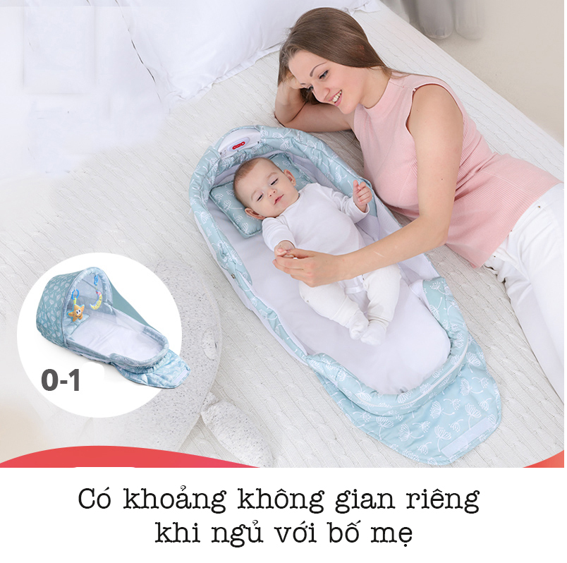 Giường ngủ chung bố mẹ đã năng xám