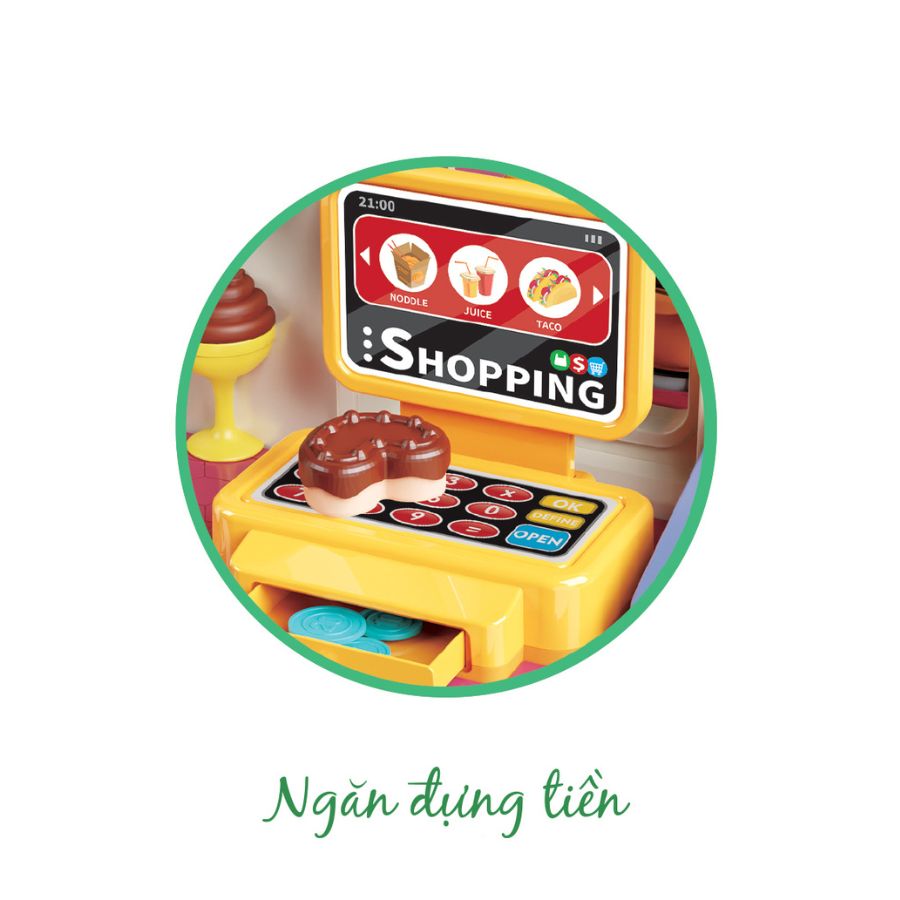 Đồ Chơi Bộ Quầy Siêu Thị Lớn 48 Chi Tiết SWEET HEART SH0090