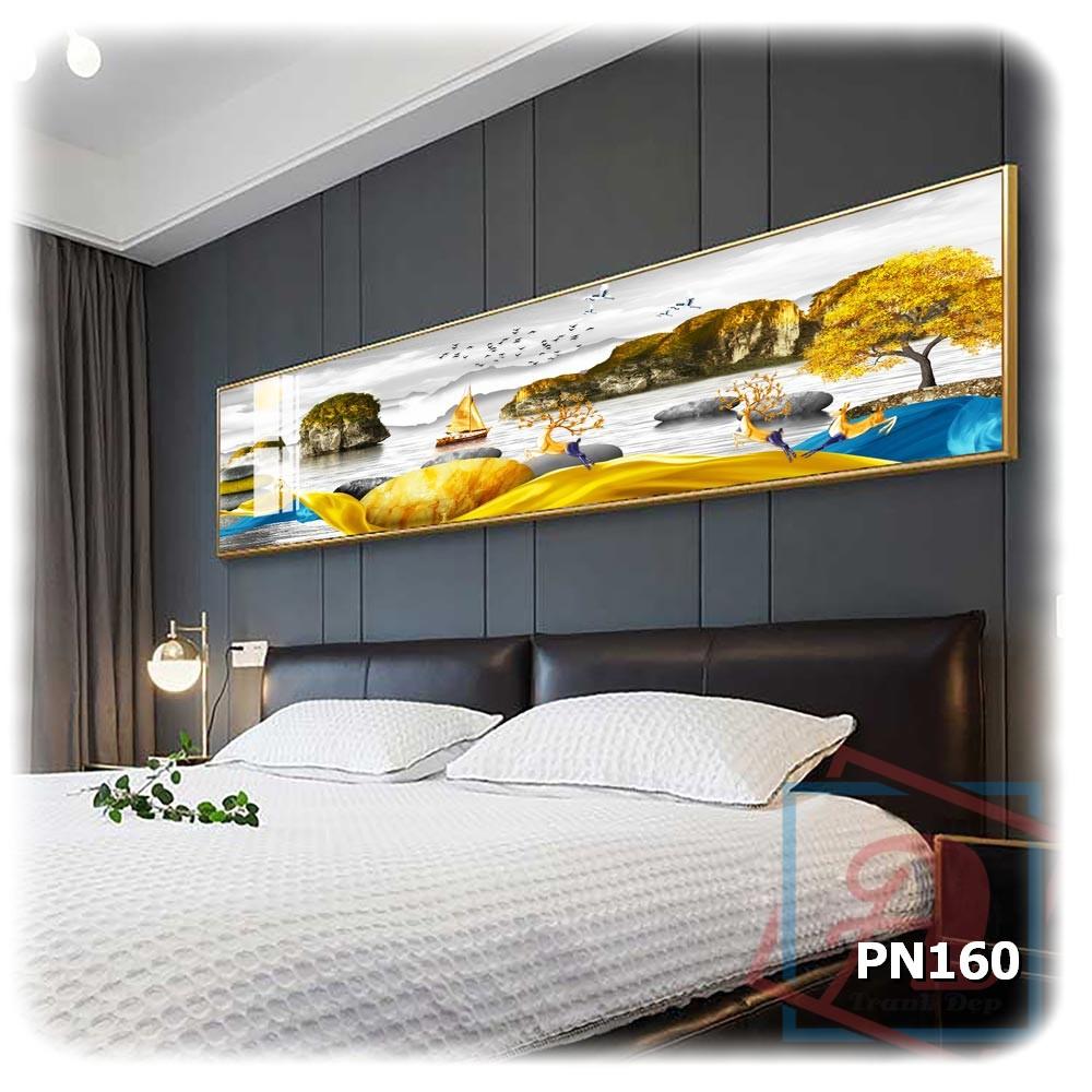 Tranh canvas khổ lớn trang trí phòng ngủ - PN160