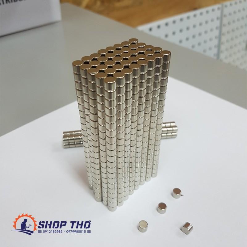 Nam châm hạt tròn D6*5mm (50 viên)