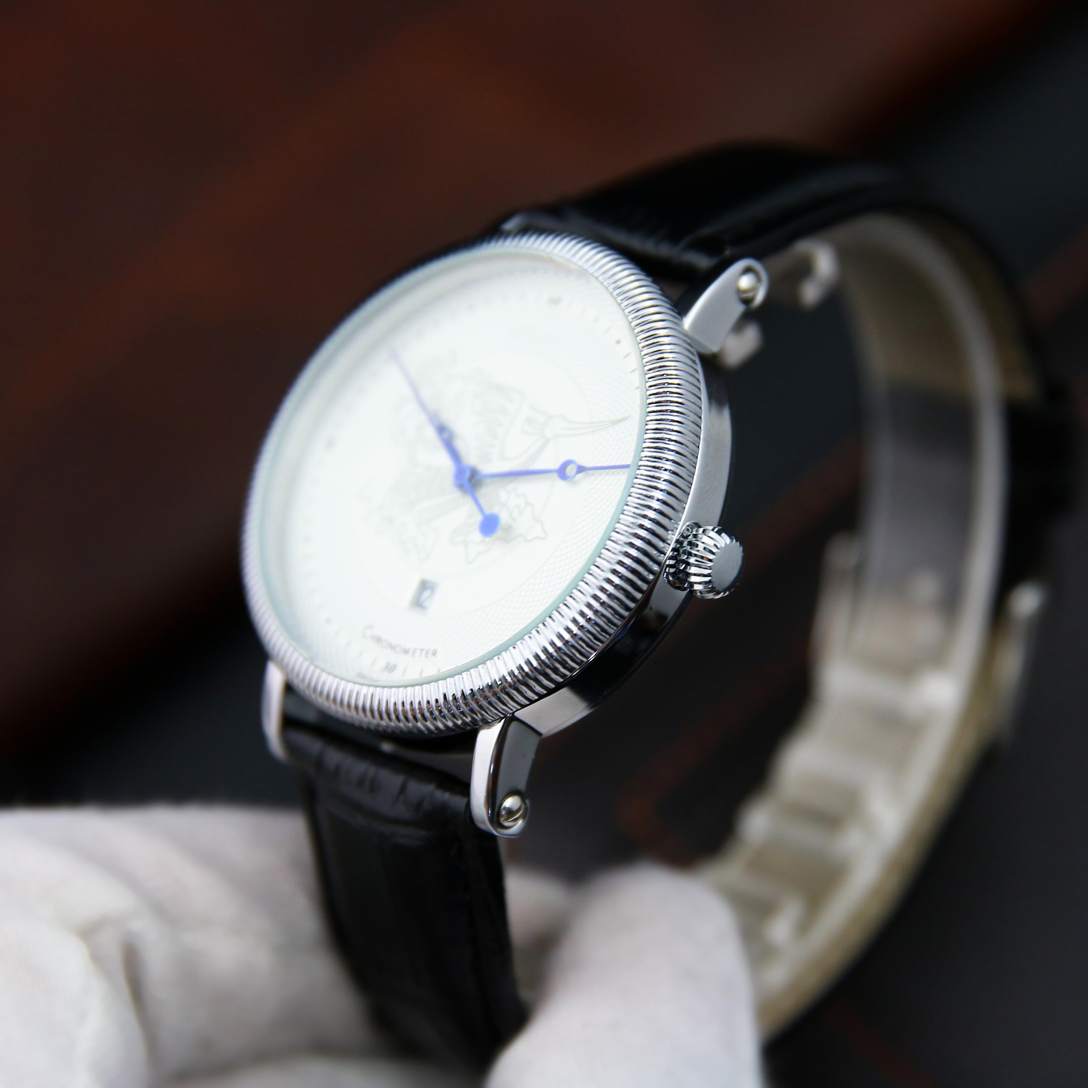 Đồng hồ nam dây da OR2120 phong cách sang trọng mặt kính chống xước cao cấp – Phù hợp đi làm, đi chơi